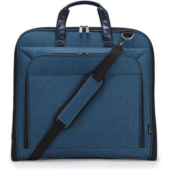 Carry-On Garment Bag for Travel and Business Trips with Shoulder Strap - Picture 1 of 8